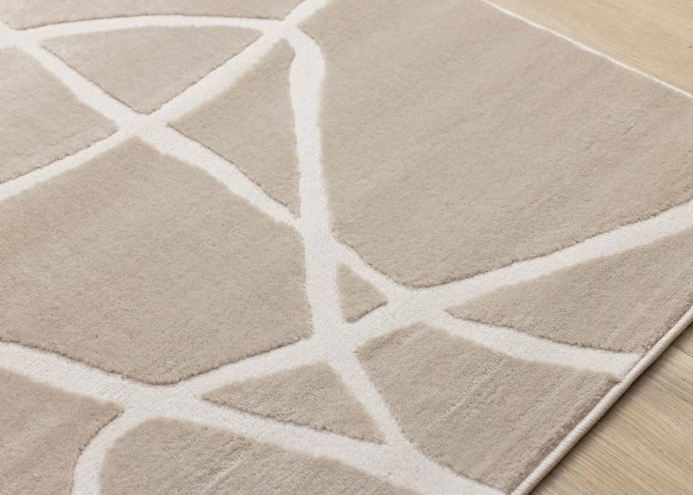 Kalora Interiors - Leo Beige Cream Organic Line Design Rug, 53in x 77in - H936/0151 160230 veiw 4
