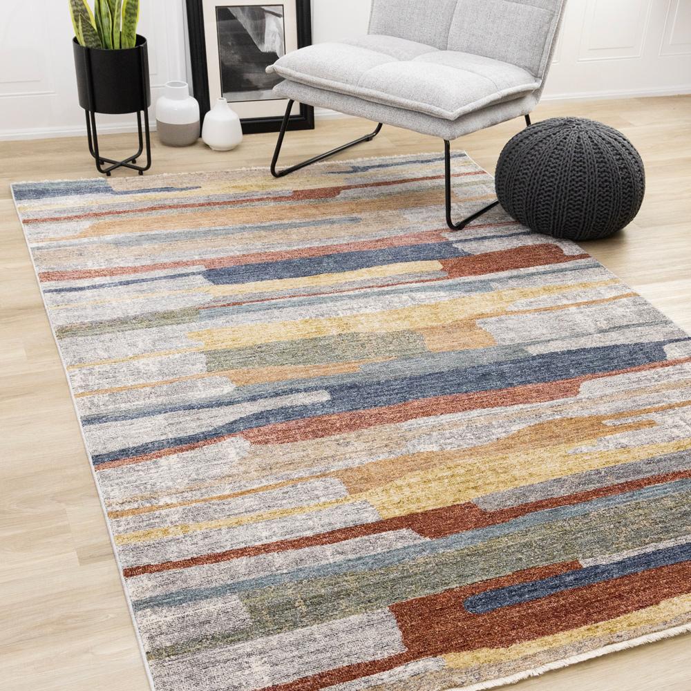 Kalora Interiors - Muse Multi Modern Paint Drip Design, 710in x 102in - H943/2636 240310 veiw 2