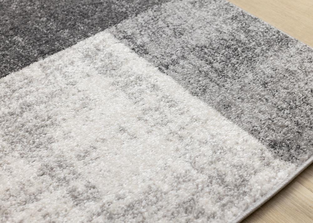 Kalora Interiors - Eclipse Grey Black White Modern Geometric Design Rug, 53in x 77in - J029/9646 160230 veiw 4