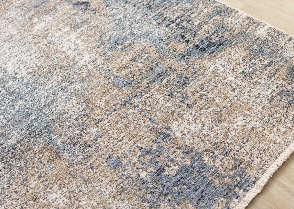 Kalora Interiors - Marisa Blue Beige White Distressed Rug, 53in x 710in - J200/2515 160240 veiw 4
