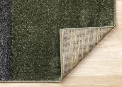 Kalora Interiors - Malibu Green Grey White Modern Geometric Design Rug, 53in x 77in - J292/1121 160230 veiw 5