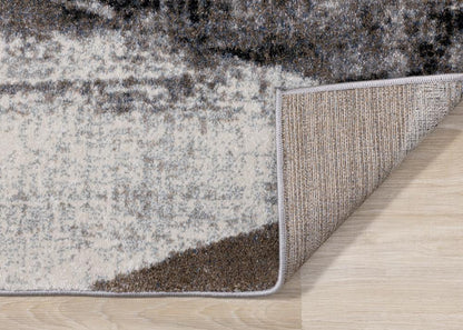 Kalora Interiors - Breeze Cream Brown Grey Robust Triangle Rug, 53in x 77in - E119/7127 160230 veiw 5