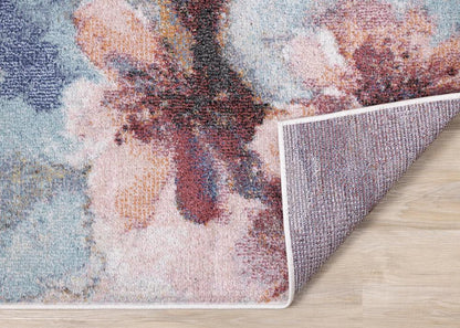 Kalora Interiors - Fresco Blue Pink Yellow Cherry Blossom Rug, 67in x 96in - F726/6252 200290 veiw 5
