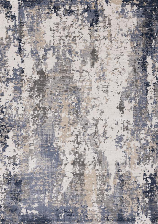 Kalora Interiors - Luca Blue Beige Distressed Rug, 710in x 106in - G193/0464 240320 veiw 1