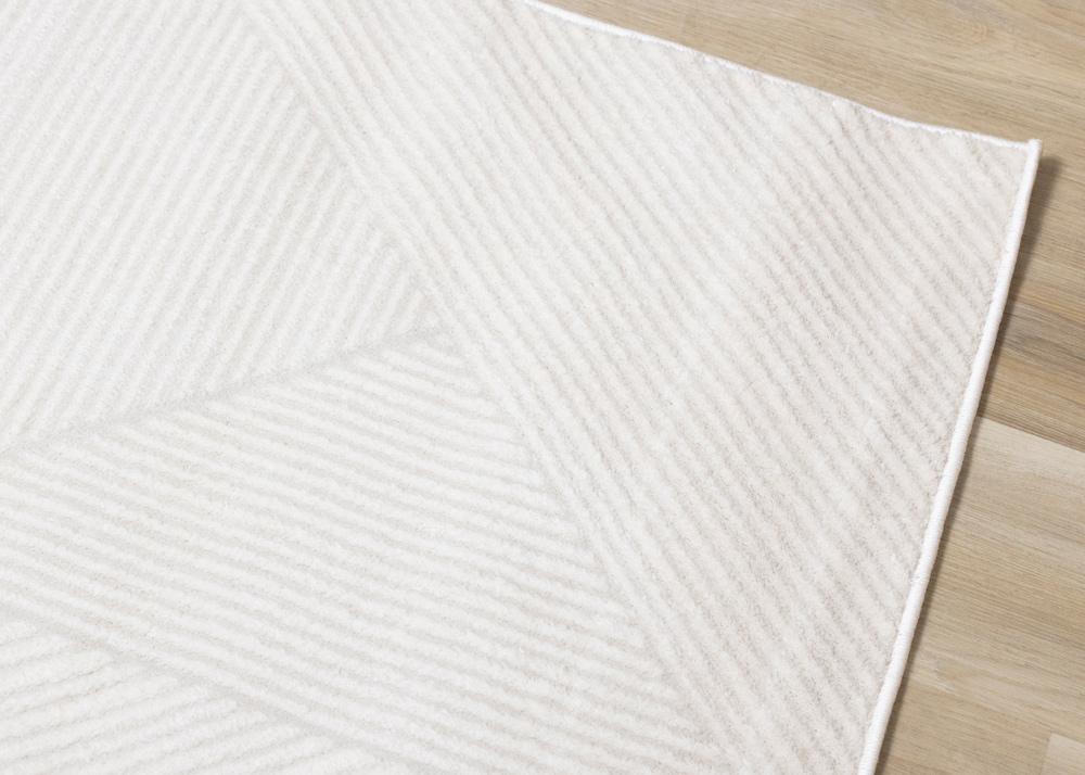 Kalora Interiors - Hayden Light Cream Diamond Block Pattern Rug, 53in x 77in - G927/4161 160230 veiw 4