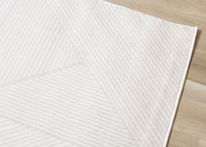 Kalora Interiors - Hayden Light Cream Diamond Block Pattern Rug, 53in x 77in - G927/4161 160230 veiw 4