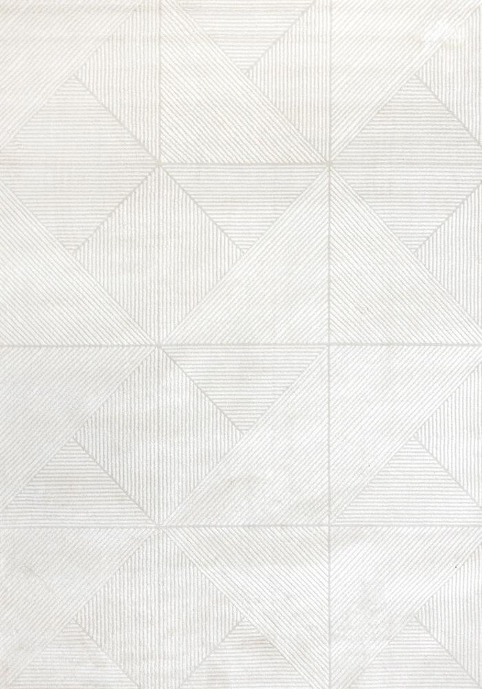 Kalora Interiors - Hayden Light Cream Diamond Block Pattern Rug, 67in x 96in - G927/4161 200290 veiw 1