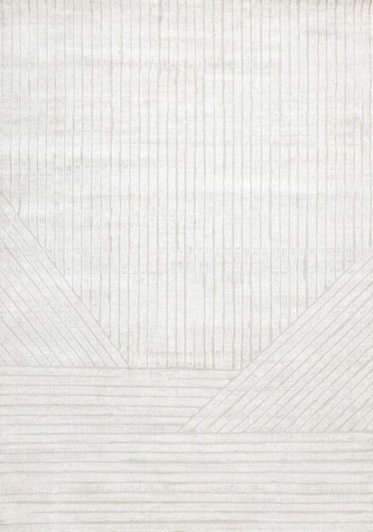Kalora Interiors - Hayden Light Cream Modern Lines Rug, 67in x 96in - G928/4161 200290 veiw 1
