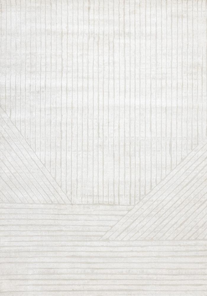 Kalora Interiors - Hayden Light Cream Modern Lines Rug, 710in x 106in - G928/4161 240320 veiw 1