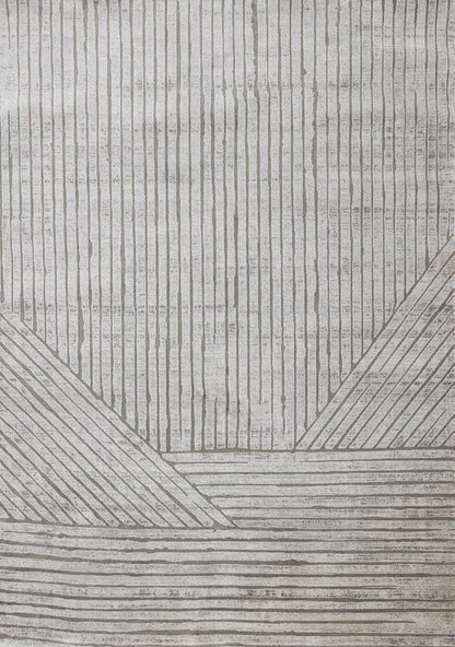 Kalora Interiors - Hayden Grey Modern Lines Rug, 67in x 96in - G928/4323 200290 veiw 1