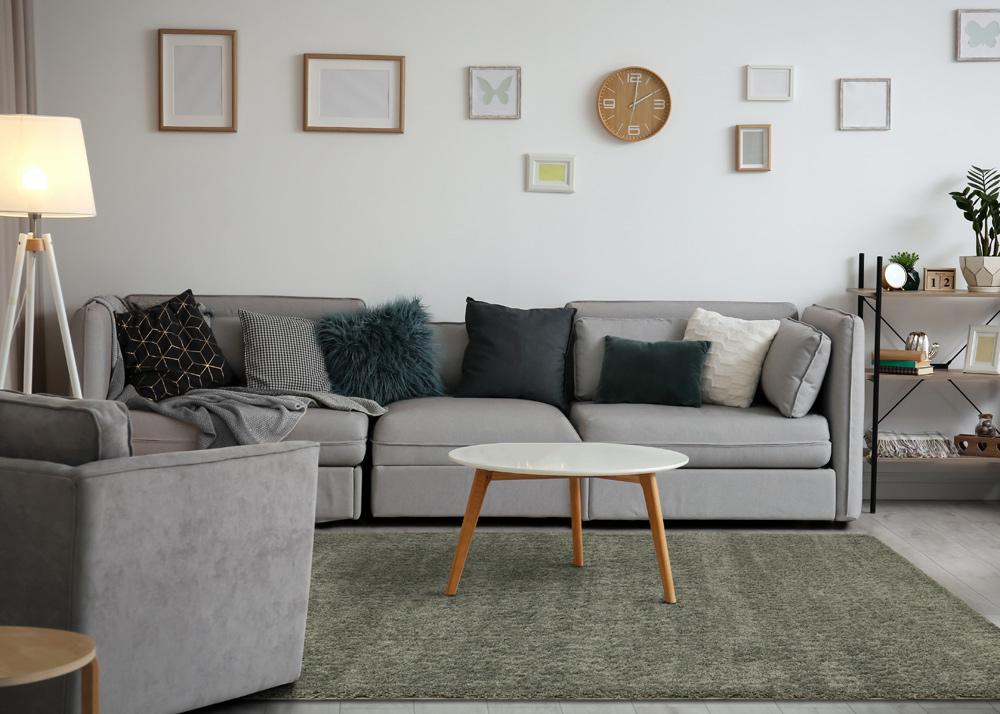 Kalora Interiors - Pascal Green Comfort Shag Rug, 53in x 77in - 9999/1222 160230 veiw 3