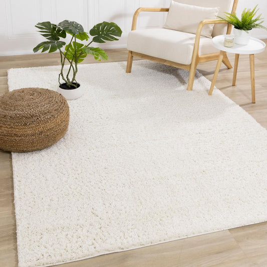 Kalora Interiors - Pascal Cream White Comfort Shag Rug, 67in x 96in - 9999/4111 200290 veiw 2