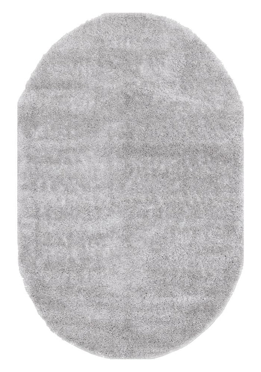 Kalora Interiors - Pascal Light Grey Comfort Shag Rug, 311in x 511in Oval - 9999/4222 120180V veiw 1