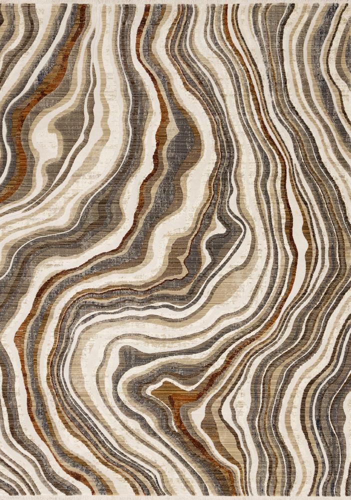 Kalora Interiors - Samira Curvy Waves Rug, 67in x 102in - F032/4424 200310 veiw 1