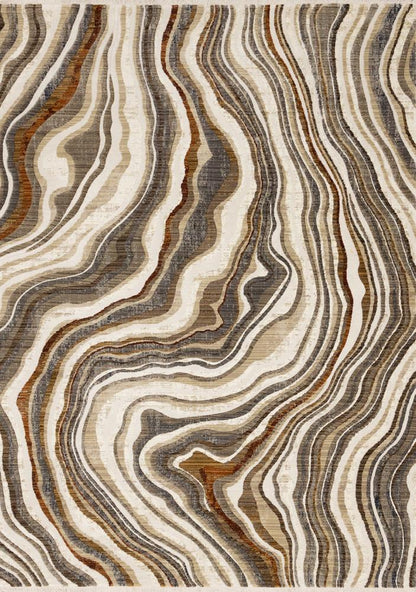 Kalora Interiors - Samira Curvy Waves Rug, 67in x 102in - F032/4424 200310 veiw 1