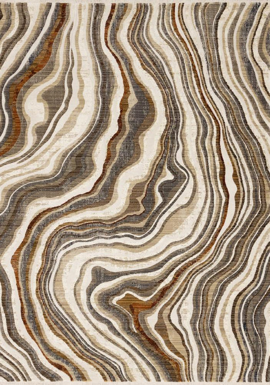 Kalora Interiors - Samira Curvy Waves Rug, 67in x 102in - F032/4424 200310 veiw 1