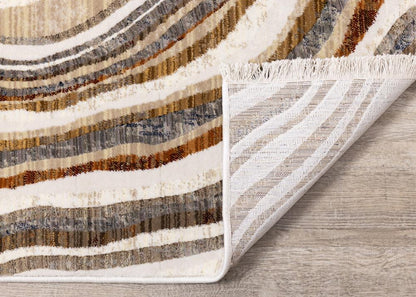 Kalora Interiors - Samira Curvy Waves Rug, 710in x 102in - F032/4424 240310 veiw 5