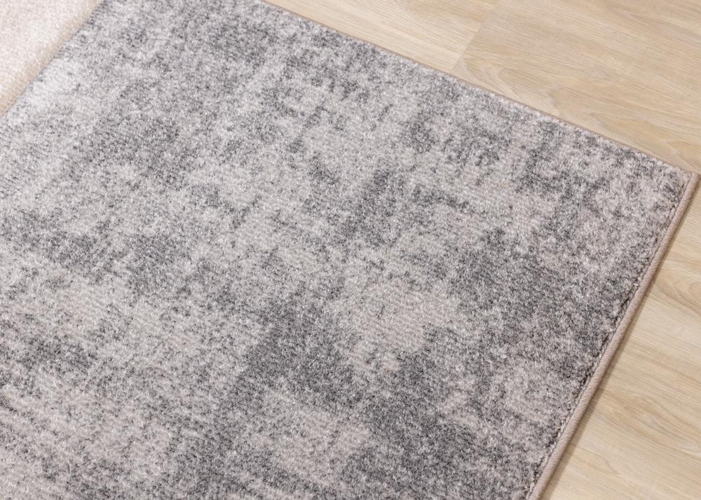 Kalora Interiors - Folio Grey Beige Carved Triangular Pattern Rug, 710in x 106in - F853/6737 240320 veiw 4