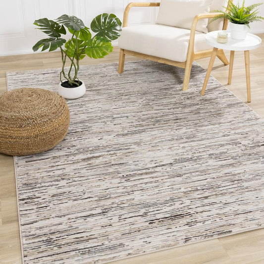 Kalora Interiors - Luca Beige Grey Organic Lines Rug, 710in x 106in - G613/9121 240320 veiw 2