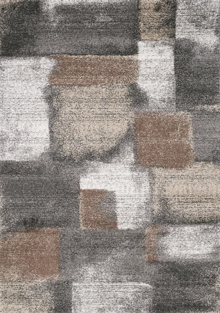 Kalora Interiors - Breeze Blue Grey Simple Patches Rug, 67in x 96in - A184/9727 200290 veiw 1