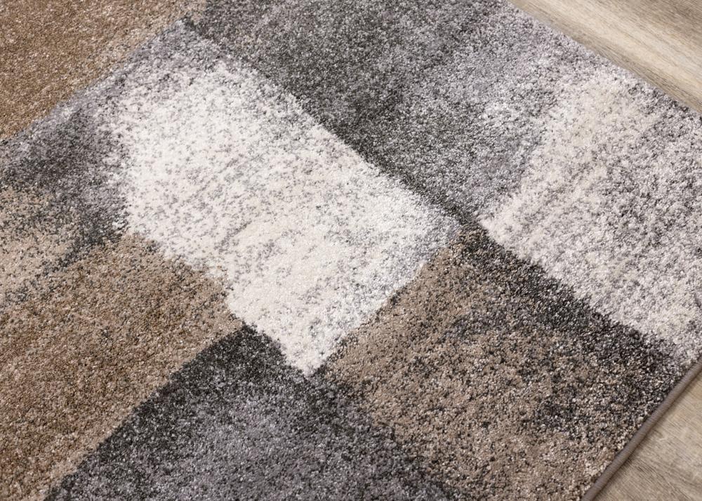 Kalora Interiors - Breeze Blue Grey Simple Patches Rug, 67in x 96in - A184/9727 200290 veiw 4