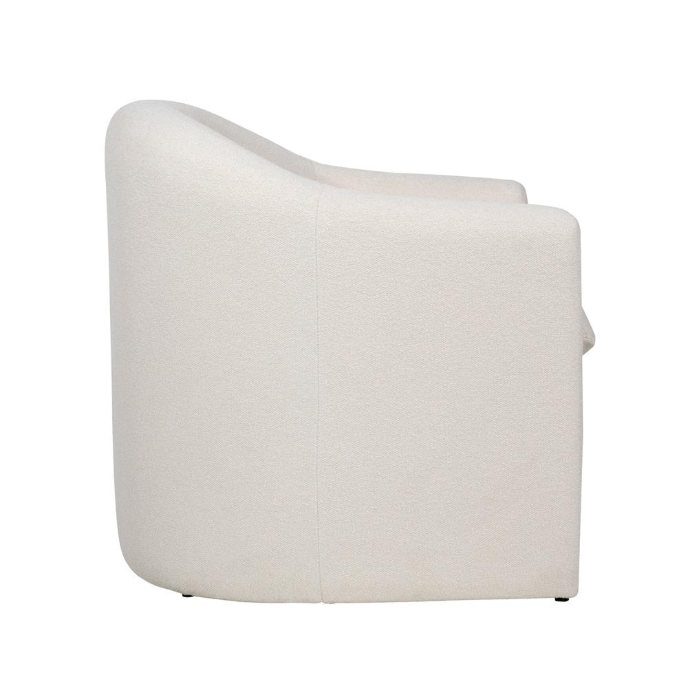 Henry & Mason - Baxter Solid Pine Occasional Chair in Cream Performance Fabric - DV7395 veiw 3