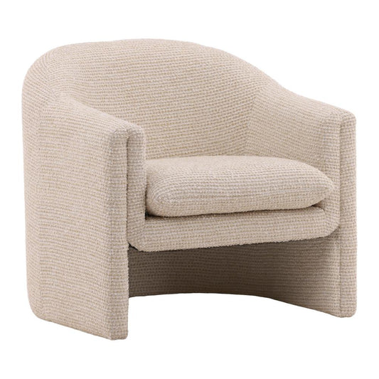 Henry & Mason - Baxter Solid Pine Occasional Chair in Sand Performance Fabric - DV7397 veiw 1