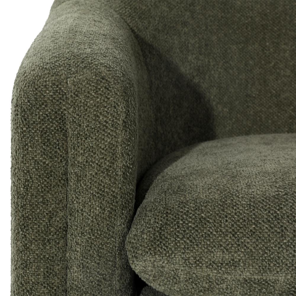 Henry & Mason - Baxter Solid Pine Occasional Chair in Green Performance Fabric - DV7396 veiw 5