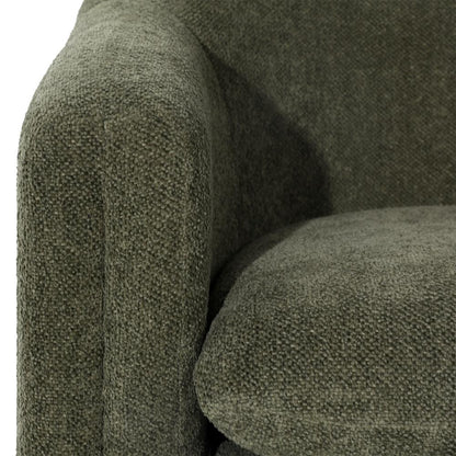 Henry & Mason - Baxter Solid Pine Occasional Chair in Green Performance Fabric - DV7396 veiw 5