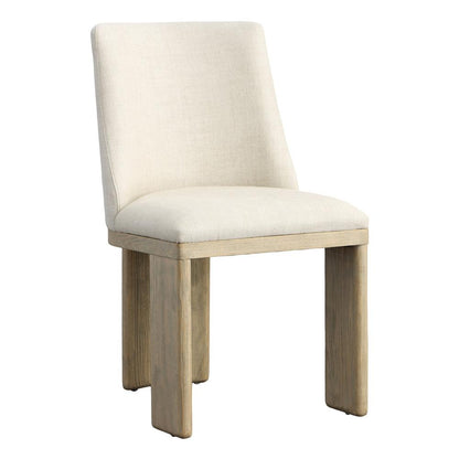 Henry & Mason - Avanley Ash Wood and Linen Dining Chair in Beige - DV7509 veiw 1