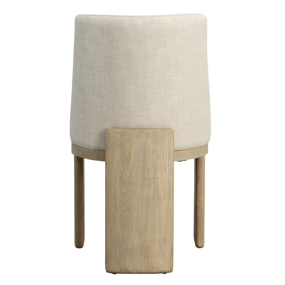 Henry & Mason - Avanley Ash Wood and Linen Dining Chair in Beige - DV7509 veiw 4
