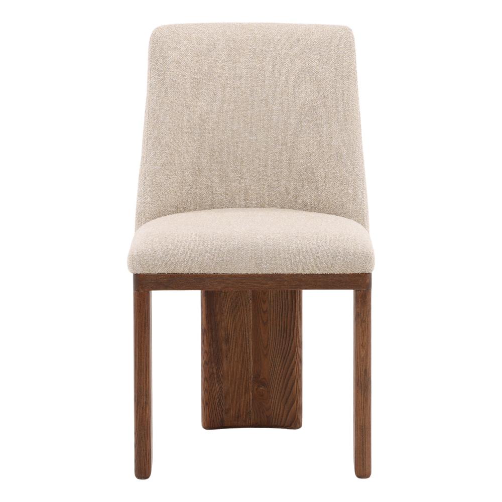 Henry & Mason - Avanley Ash Wood Dining Chair with Sand Boucle Upholstery - DV7510 veiw 2