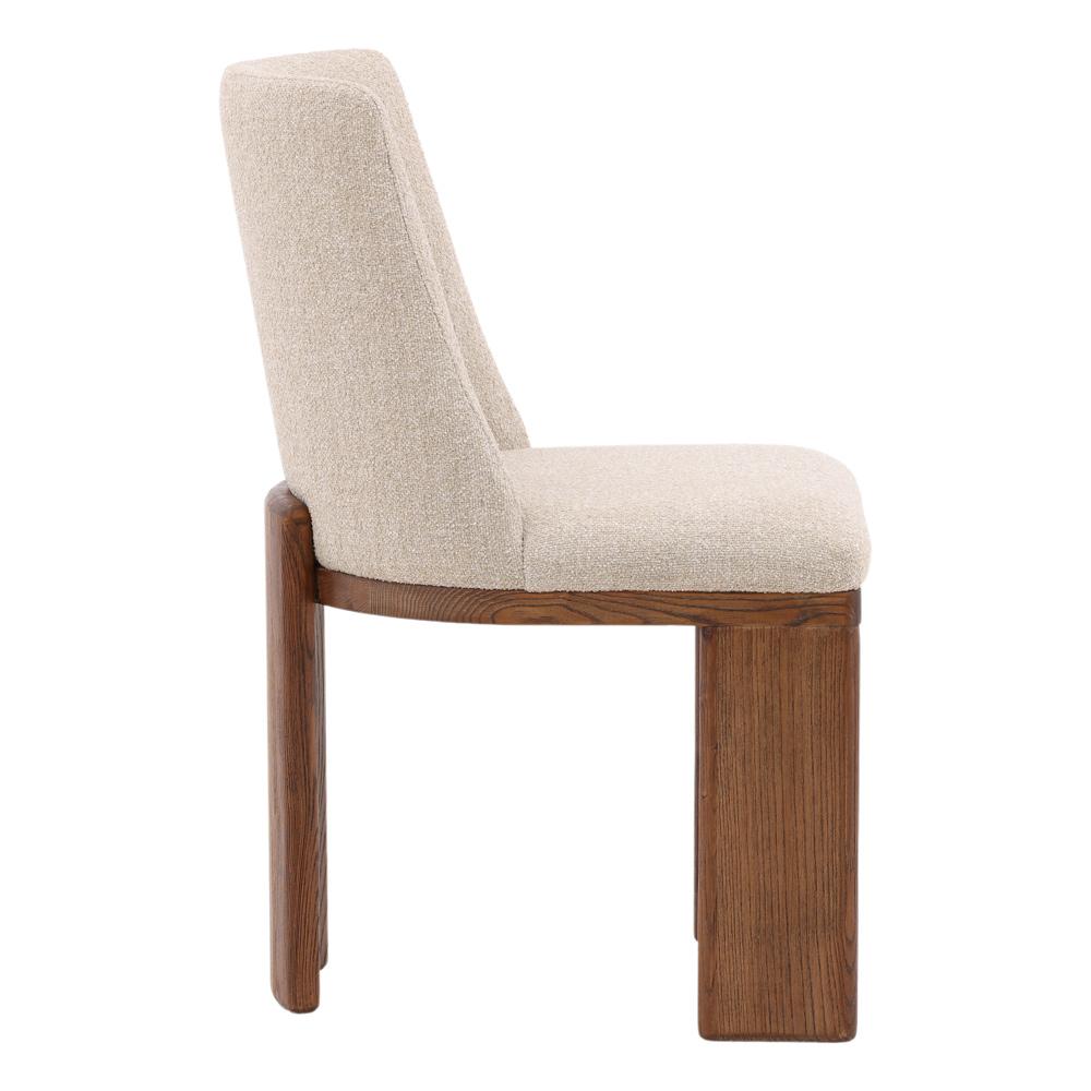 Henry & Mason - Avanley Ash Wood Dining Chair with Sand Boucle Upholstery - DV7510 veiw 3