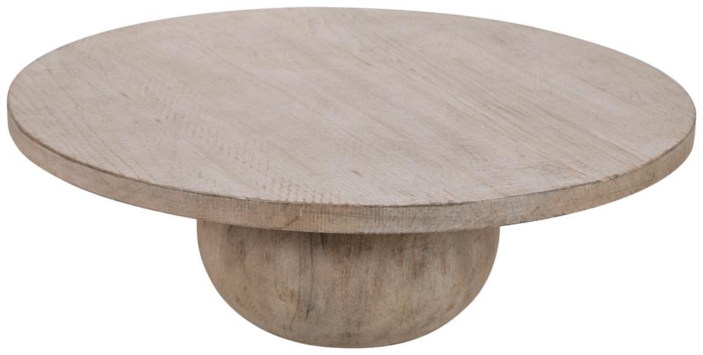 Henry & Mason - Soloman Reclaimed Pine Wood Coffee Table in Light Warm Wash Finish - DV7427 veiw 2