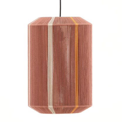 Henry & Mason - Saizon 14.5in Light Terracotta Cotten Pendant Hanging Lamp - DV7789 veiw 1