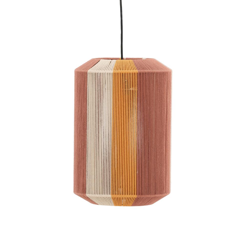 Henry & Mason - Saizon 12in Light Terracotta Cotten Pendant Hanging Lamp - DV7790 veiw 1