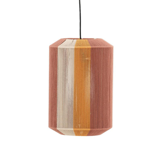 Henry & Mason - Saizon 12in Light Terracotta Cotten Pendant Hanging Lamp - DV7790 veiw 1