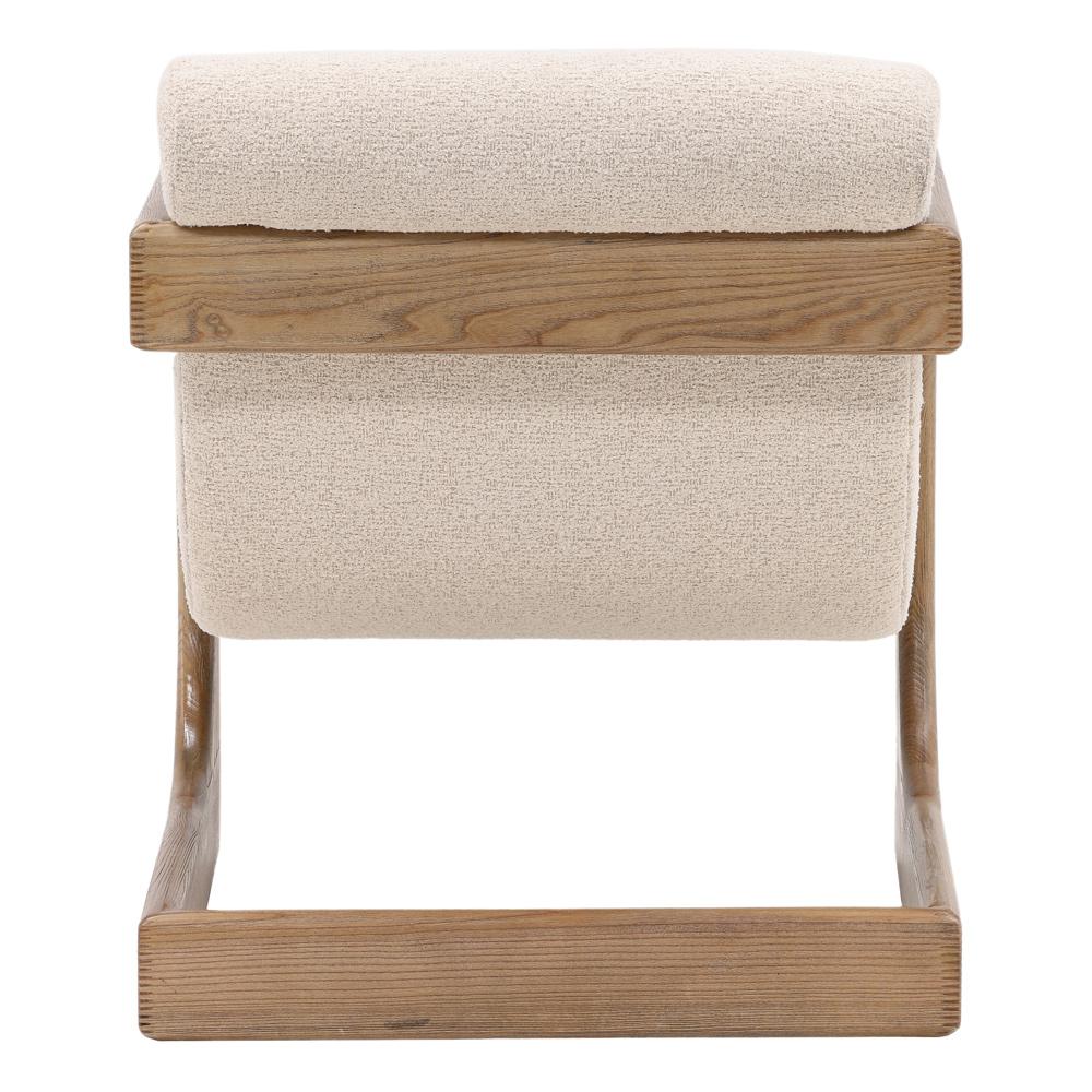 Henry & Mason - Paxton Ash Wod Occasional Chair in Cream Fabric - DV7391 veiw 4