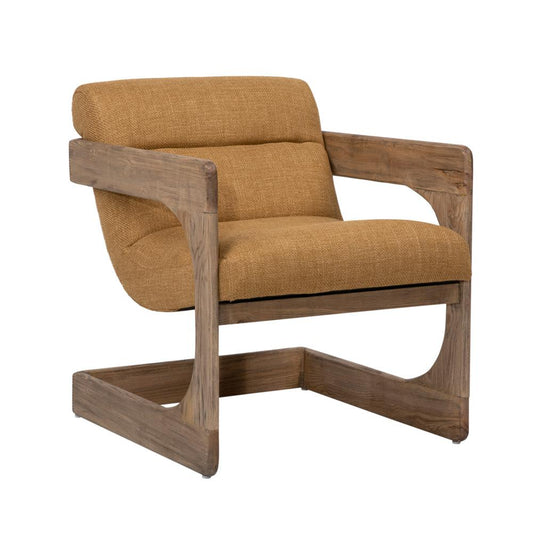 Henry & Mason - Paxton Ash Wood Occasional Chair in Mustard Performance Fabric - DV7392 veiw 1