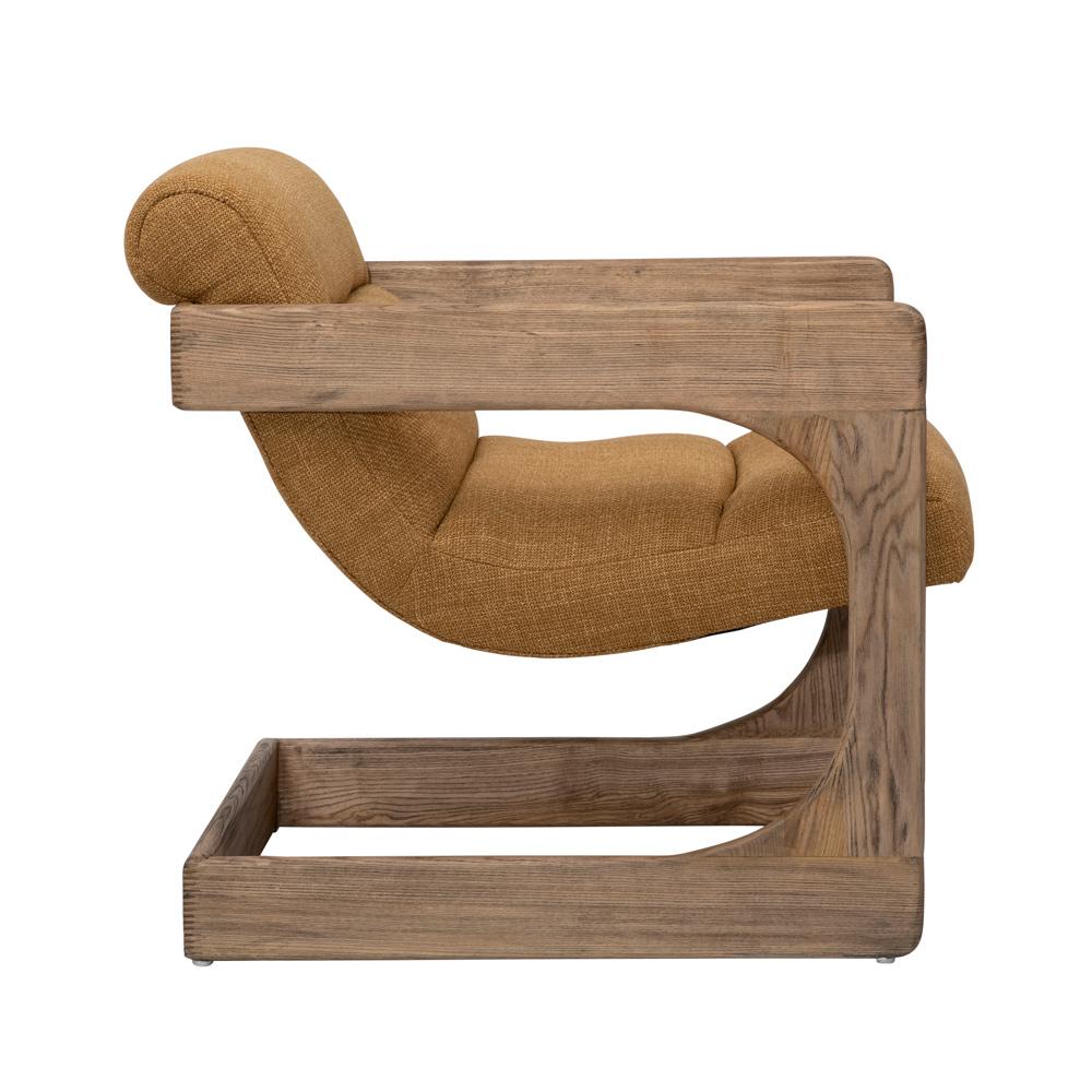 Henry & Mason - Paxton Ash Wood Occasional Chair in Mustard Performance Fabric - DV7392 veiw 3