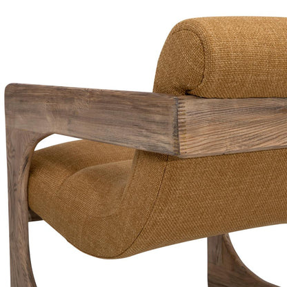 Henry & Mason - Paxton Ash Wood Occasional Chair in Mustard Performance Fabric - DV7392 veiw 5