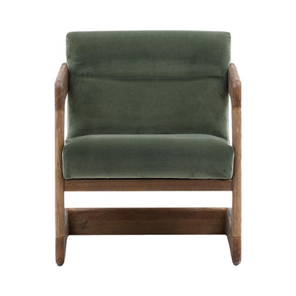 Henry & Mason - Paxton Ash Wood Occasional Chair in Sage Performance Fabric - DV7393 veiw 2