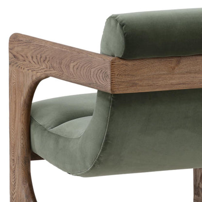 Henry & Mason - Paxton Ash Wood Occasional Chair in Sage Performance Fabric - DV7393 veiw 5
