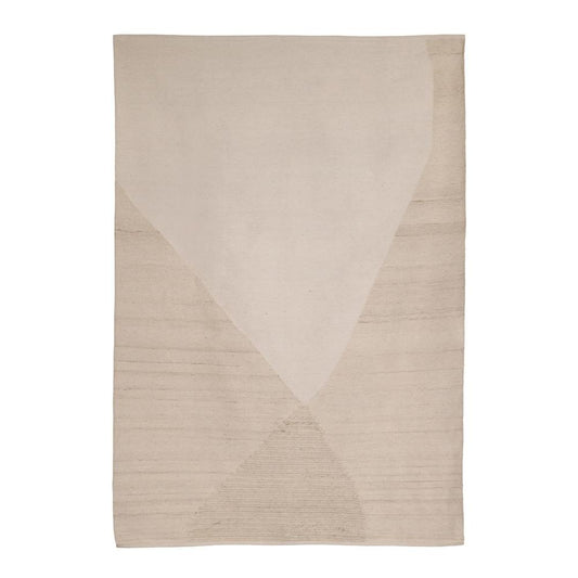 Henry & Mason - Roberto 6X9 Handwoven Wool Rug in Ivory - DV7596 veiw 1