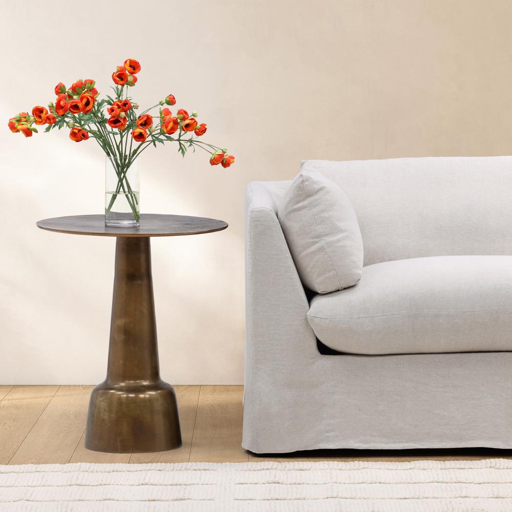 Henry & Mason - Chatworth Cast Aluminum 21.5in Round Side Table - DV7784 veiw 5