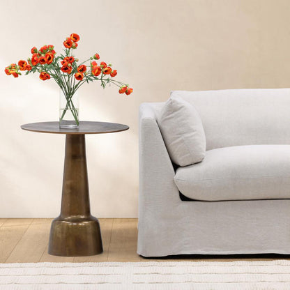 Henry & Mason - Chatworth Cast Aluminum 21.5in Round Side Table - DV7784 veiw 5