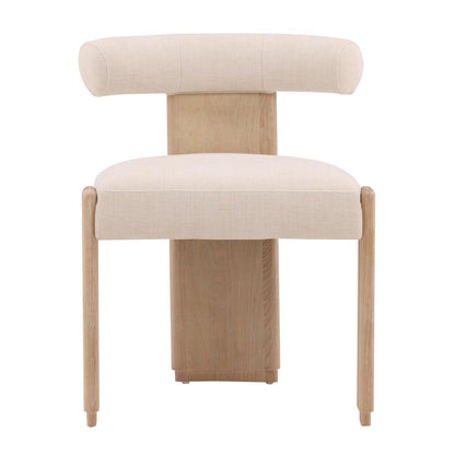 Henry & Mason - Paltro Rubberwood Dining Chair in Cream - DV7514 veiw 2