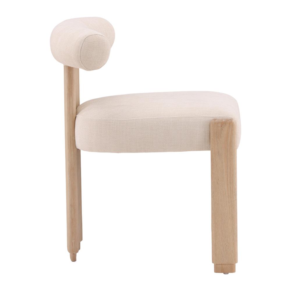 Henry & Mason - Paltro Rubberwood Dining Chair in Cream - DV7514 veiw 3