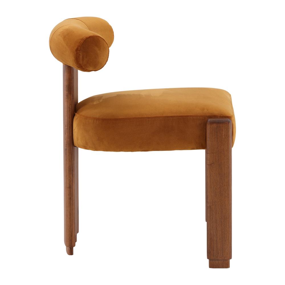 Henry & Mason - Paltro Rubberwood Dining Chair in Ginger - DV7515 veiw 3
