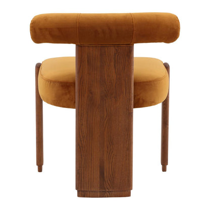 Henry & Mason - Paltro Rubberwood Dining Chair in Ginger - DV7515 veiw 4